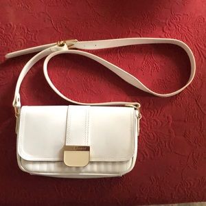 Ted Baker patent leather white purse